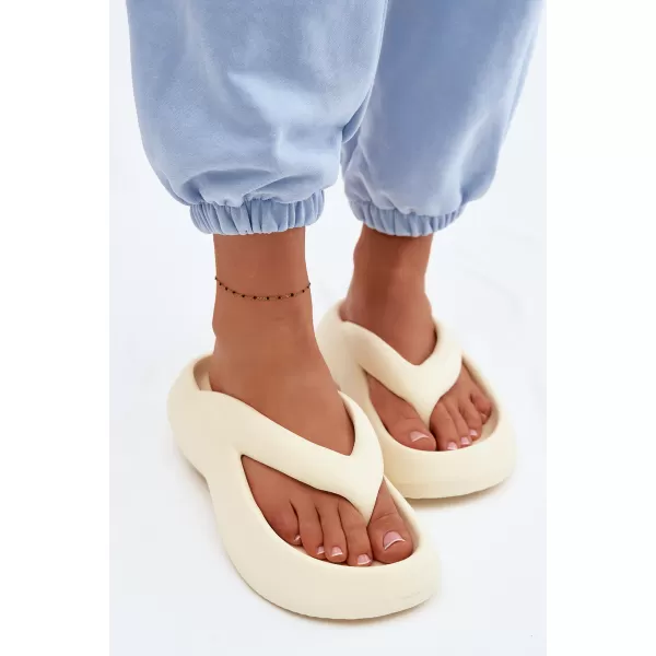  Dámské žabky BOTO SS-125 BEIGE 