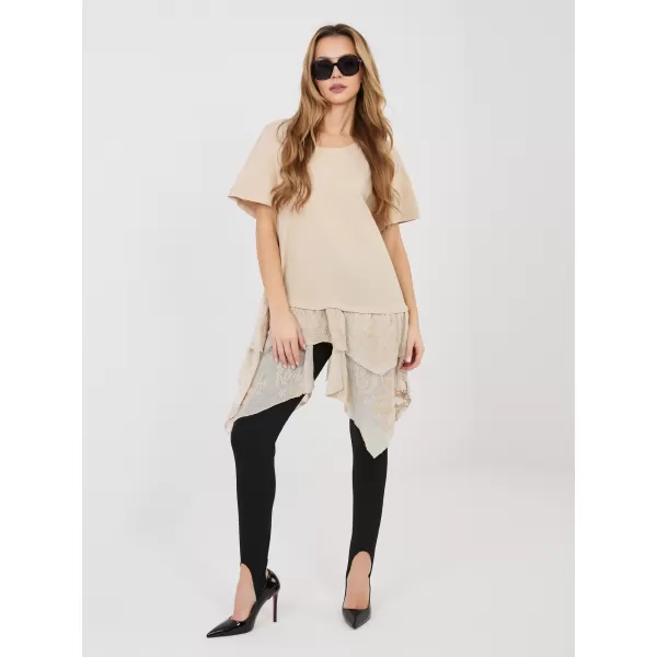  Dámské triko ITALY MODA IT-SK-81869.54 BEIGE 