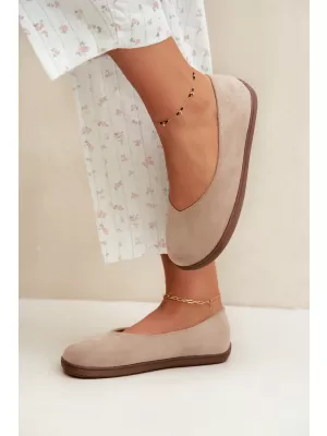 Dámské baleríny BOTO 9877 BEIGE