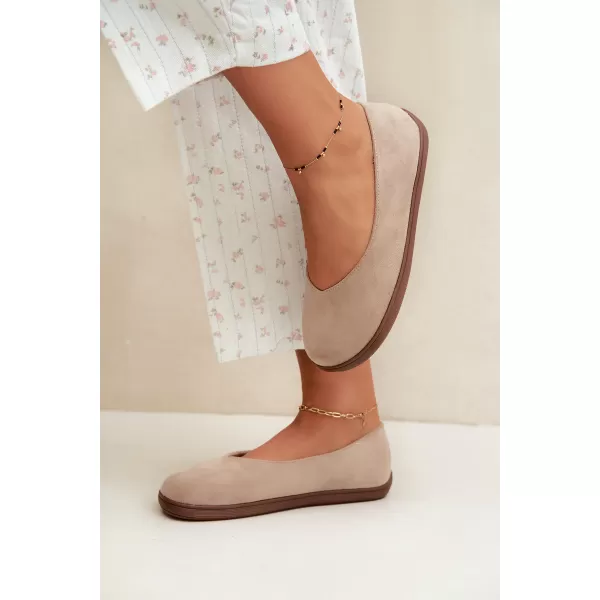 Dámské baleríny BOTO 9877 BEIGE 