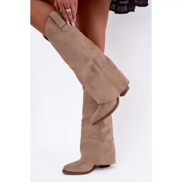  Dámské kovbojky BOTO 7671A-1 BEIGE 