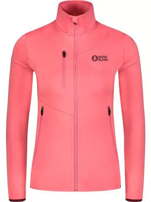 Dámská powerfleece mikina NORDBLANC CRISP NBSFL8338 RŮŽOVÁ