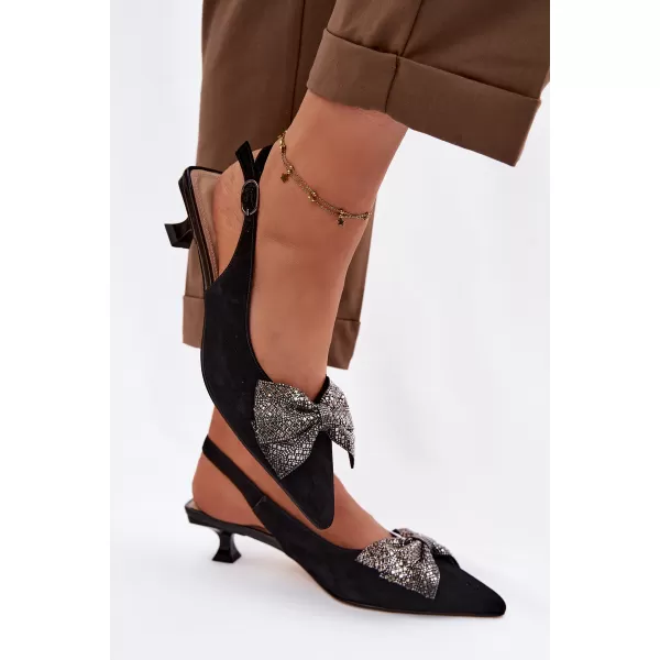  Dámské sandály D&A 42761-19 BLACK 