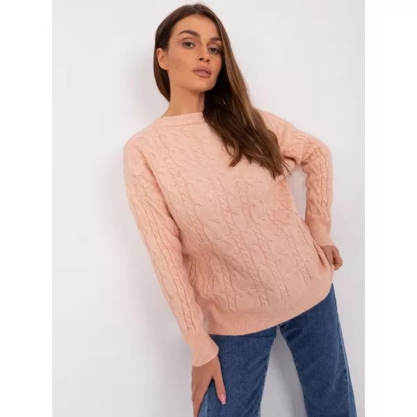  Dámský svetr WOOL FASHION ITALIA AT-SW-2335-1.68P PEACH 