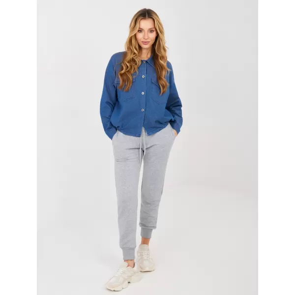 Dámská košile RUE PARIS IT-KS-FL9273.29 BLUE 