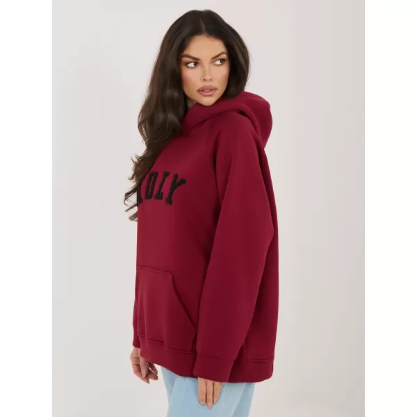  Dámská mikina RUE PARIS RV-BL-A1082.10 BURGUNDY 