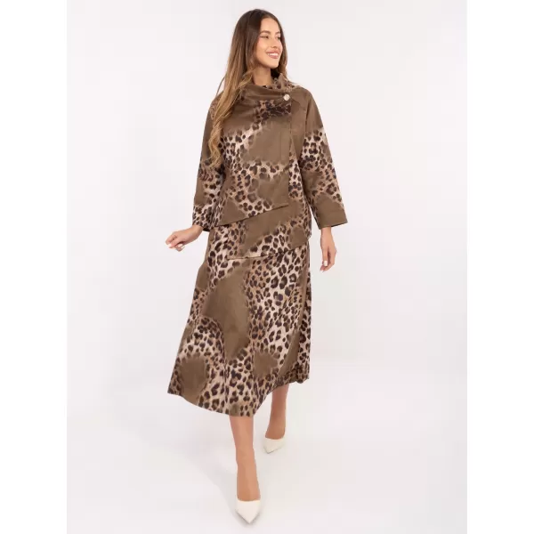  Dámská mikina ITALY MODA IT-BL-21613-4.11 KHAKI 