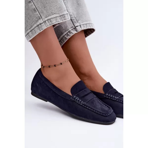  Dámské mokasíny BOTO D-307 NAVY 