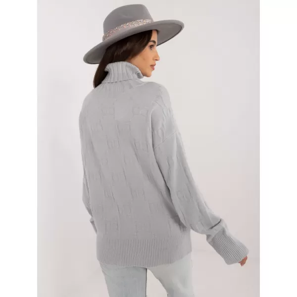  Dámský svetr WOOL FASHION ITALIA AT-SW-2342-1.35 GRAY 