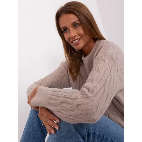  Dámský svetr WOOL FASHION ITALIA AT-SW-2335.27 BEIGE 