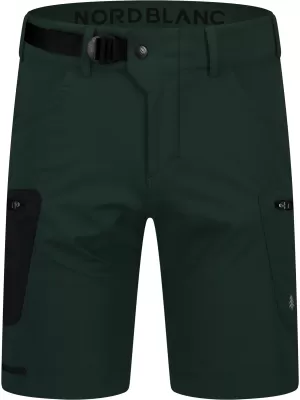 Pánské kraťasy NORDBLANC ARC NBSPM8358 TMAVĚ ZELENÁ