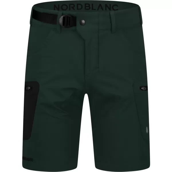  Pánské kraťasy NORDBLANC ARC NBSPM8358 TMAVĚ ZELENÁ 