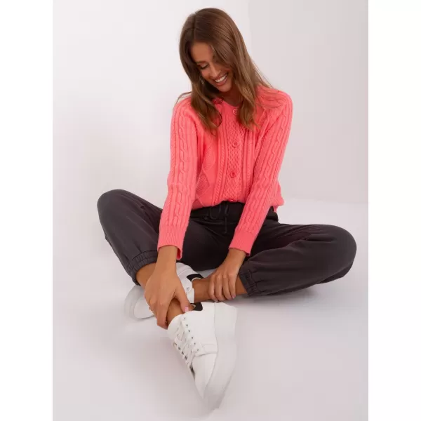  Dámský svetr WOOL FASHION ITALIA AT-SW-2346-2.99P CORAL 