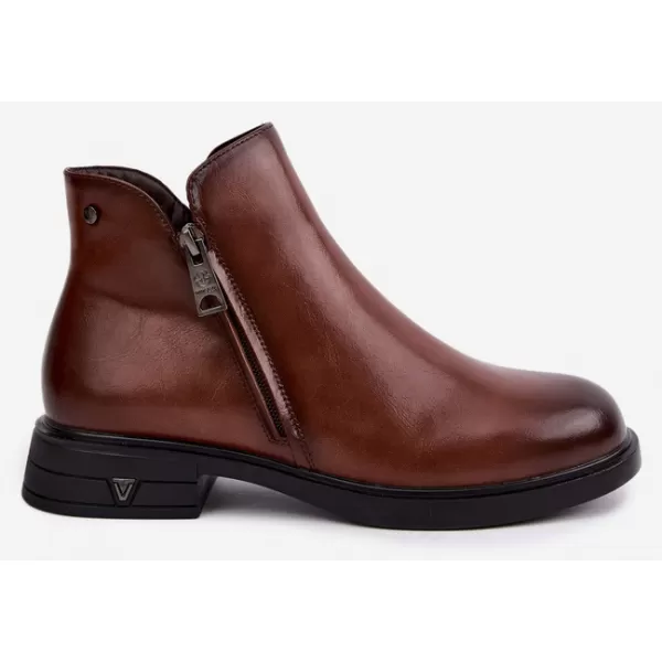  Dámské kotníkové boty VINCEZA 133112 BROWN 
