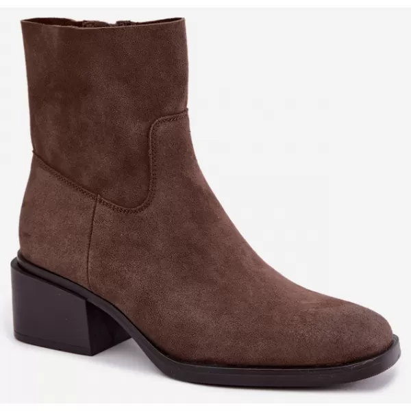  Dámské kotníkové boty BOTO 9624 BROWN 