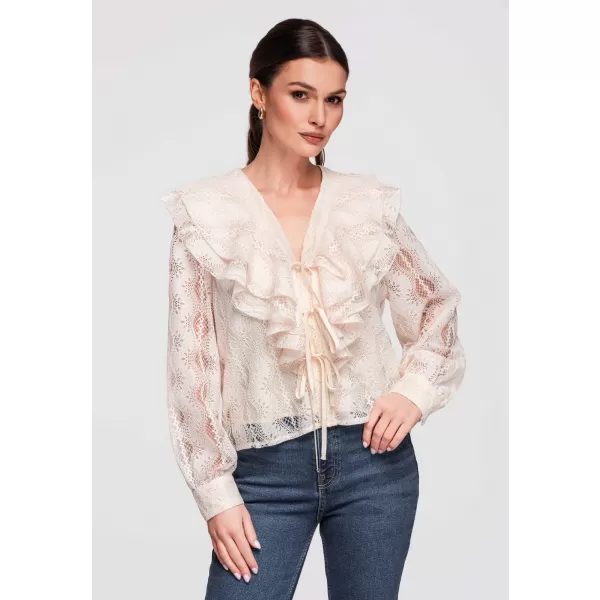  Dámská blůza LARICA OW-TS-E0027 BEIGE 