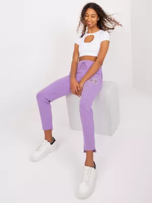 Dámské tepláky RELEVANCE RV-DR-8835.10 VIOLET