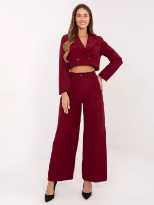 Dámský set RUE PARIS IT-KMPL-FL9019.08P BURGUNDY
