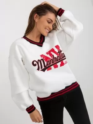 Dámská mikina EX MODA EM-BL-754.38 WHITE