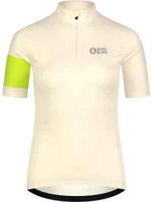 Dámský cyklo dres NORDBLANC ENTHUSIAST NBSLF8084 BÉŽOVÁ