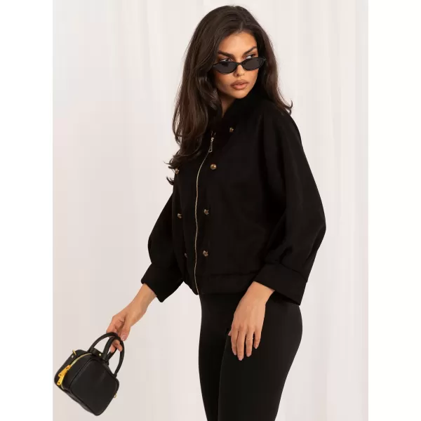  Dámská bunda ITALY MODA MI-KR-3546.65 BLACK 
