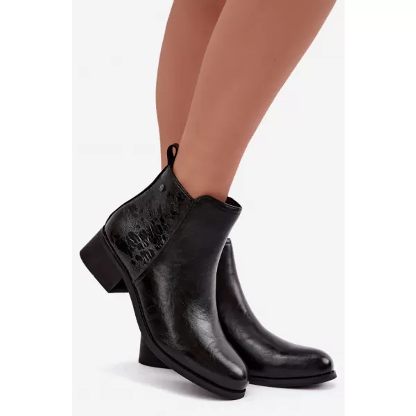  Dámské kotníkové boty VINCEZA 133133 BLACK 