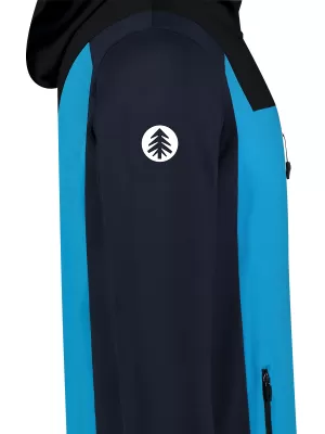 Pánská powerfleece mikina NORDBLANC SPRAWL NBSFM8333 ZÁŘIVĚ MODRÁ
