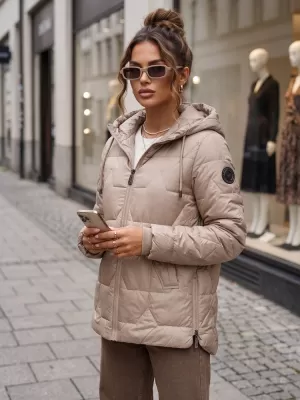 Dámská bunda DSTREET KARAMELOVÁ