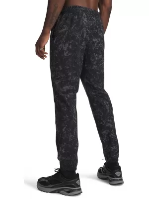 Pánské tepláky UNDER ARMOUR VIBE WOVEN JOGGER 1386557-008 ČERNÁ