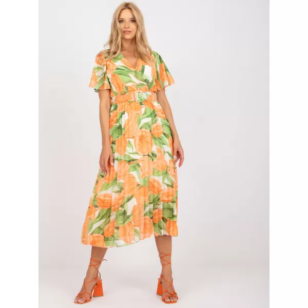  Dámské šaty ITALY MODA DHJ-SK-11331-2.32 ORANGE 