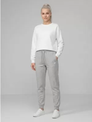 Dámské kalhoty 4F 4FWMM00TTROF1659 COLD LIGHT GREY MELANGE