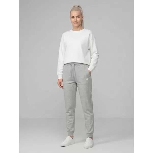 Dámské kalhoty 4F 4FWMM00TTROF1659 COLD LIGHT GREY MELANGE
