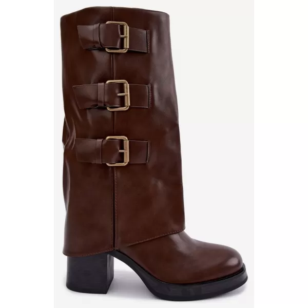 Dámské kozačky BOTO C-355 BROWN 