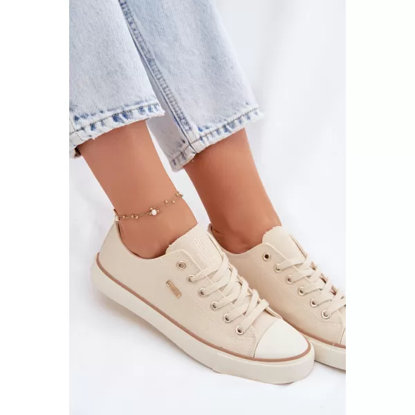  Dámské tenisky BIG STAR SHOES TT274773 BEIGE 
