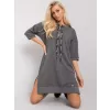 Dámské šaty RELEVANCE RV-SK-6273.47P DARK GREY