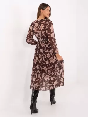 Dámské šaty ITALY MODA IT-SK-11389-1.28P BROWN