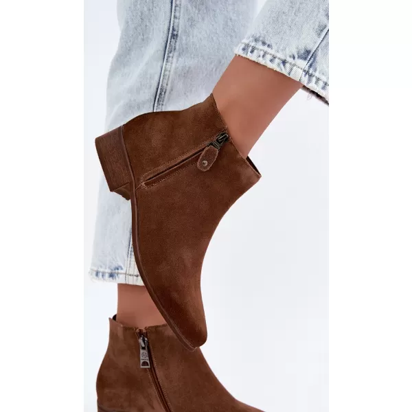  Dámské kotníkové boty VINCEZA 133136 LIGHT BROWN 