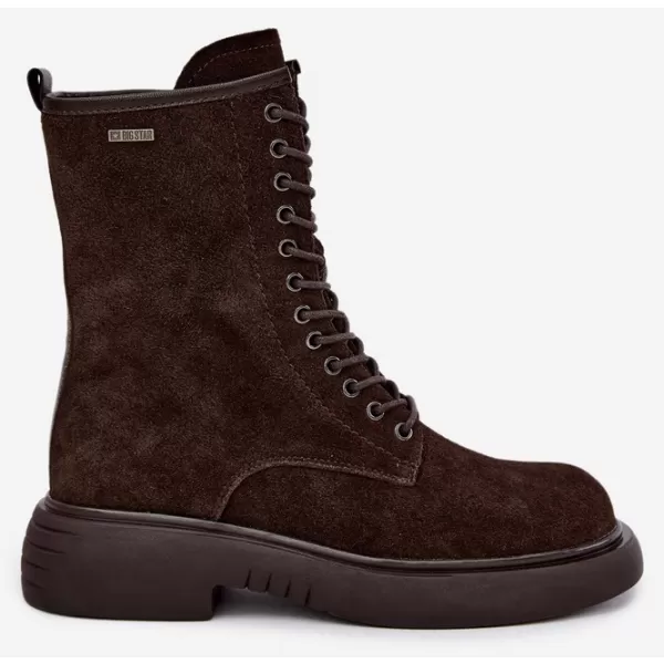  Dámské boty BIG STAR SHOES UU274612 BROWN/BEIGE 