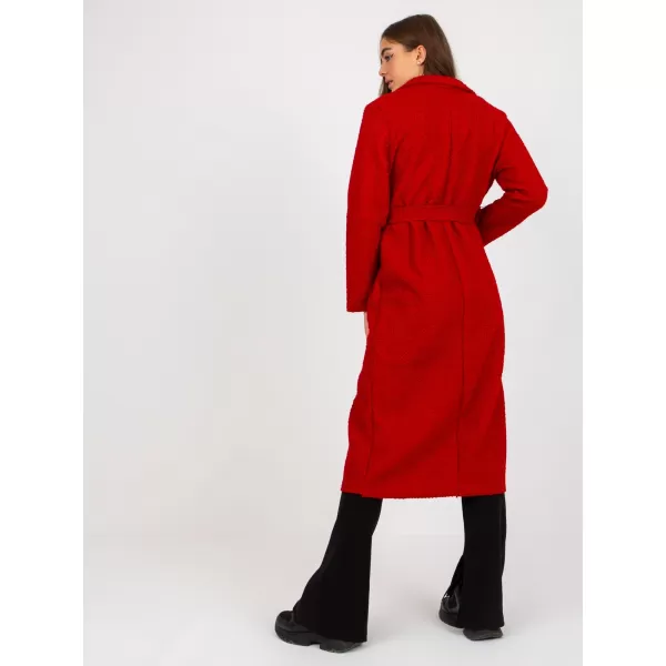  Dámský kabát OCH BELLA TW-PL-BI-5220.63 DARK RED 