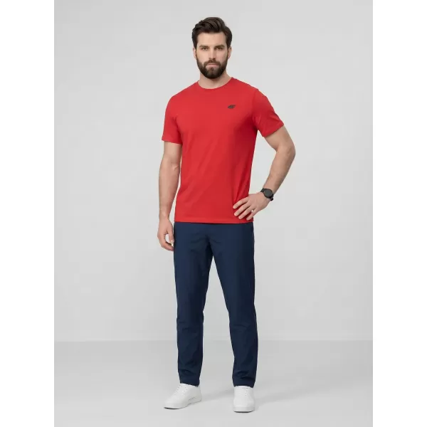 Pánské funkční triko 4F 4FWAW25TFTSM1526 RED 