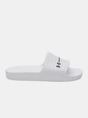 Dámské pantofle UNDER ARMOUR W ARMR SLIDE LITE 6007533-100 BÍLÁ