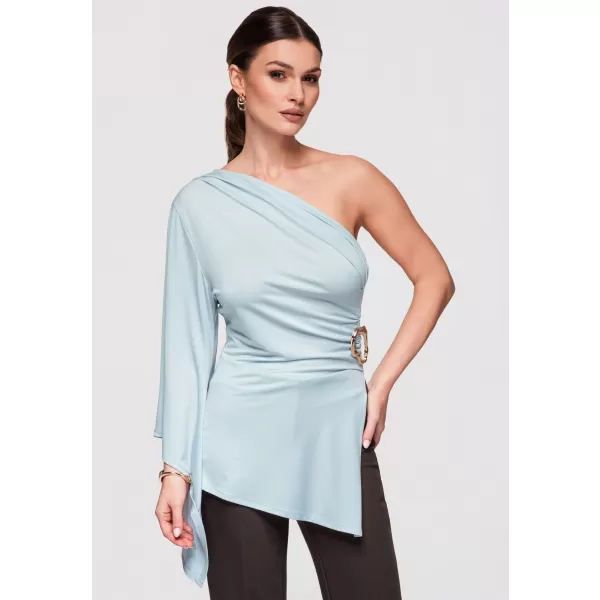  Dámská halenka LARICA OW-SH-E0005 BLUE 