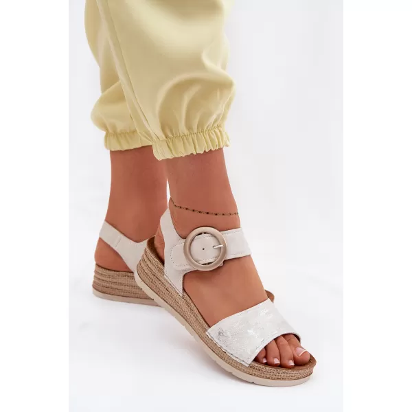  Dámské sandály INBLU RV000013 BEIGE 