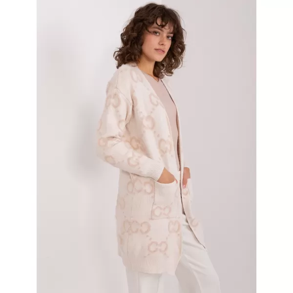  Dámský svetr WOOL FASHION ITALIA AT-SW-23401-A.39 BEIGE 