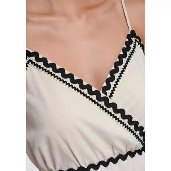  Dámské šaty OMBRE OW-DLR-E0006 BEIGE 