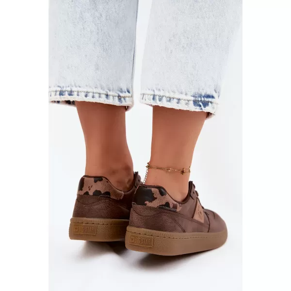  Dámské tenisky BIG STAR SHOES UU274017 BROWN/BEIGE 