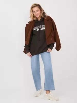 Dámská mikina FACTORY PRICE WT-BL-A1066.53 DARK BROWN
