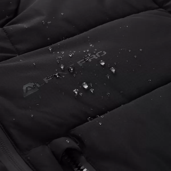  Pánský zimní kabát ALPINE PRO PUER BLACK 