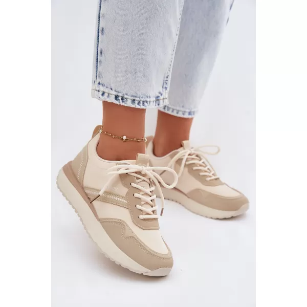 Dámské tenisky BIG STAR SHOES TT274278 BEIGE 