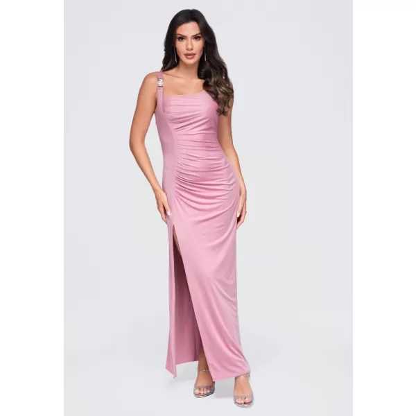  Dámské šaty LARICA LA-OM-DLR389 PINK 